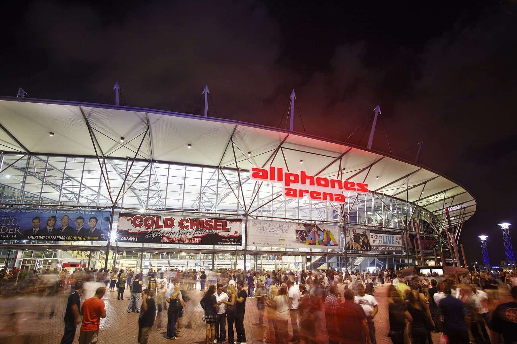 The former Sydney SuperDome arena at Sydney Olympic Park